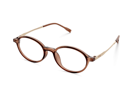 Eydology Kaleb Crystal Dark Brown Glasses 3