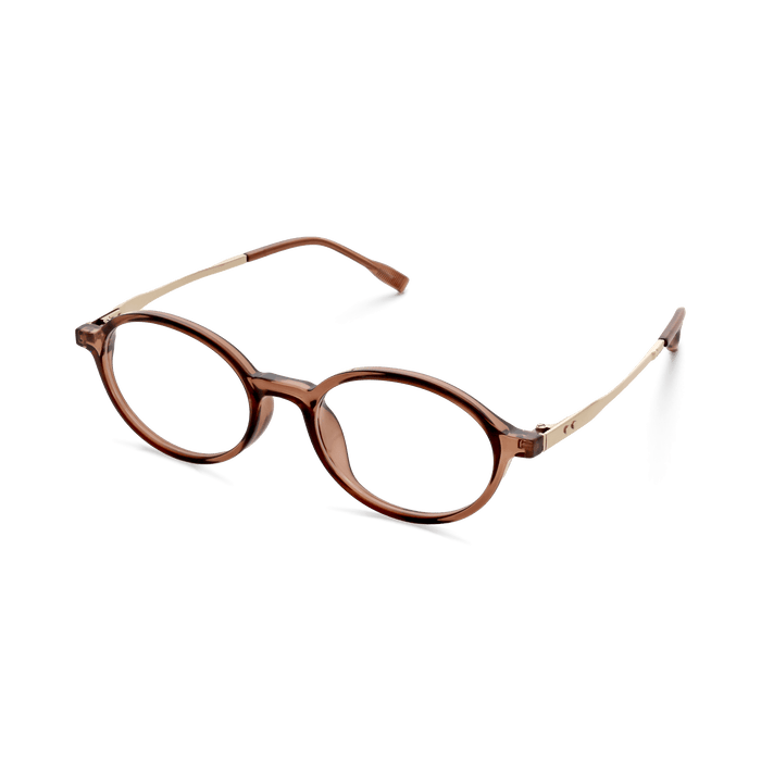 Eydology Kaleb Crystal Dark Brown Glasses 3