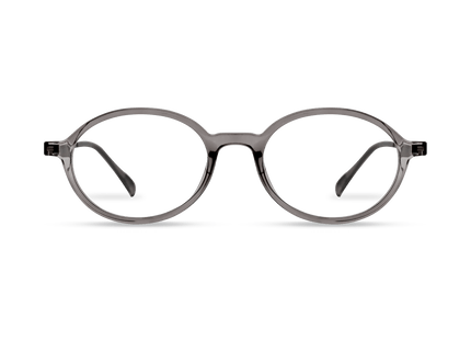 Eydology Kaleb Crystal Dark Grey Glasses 1