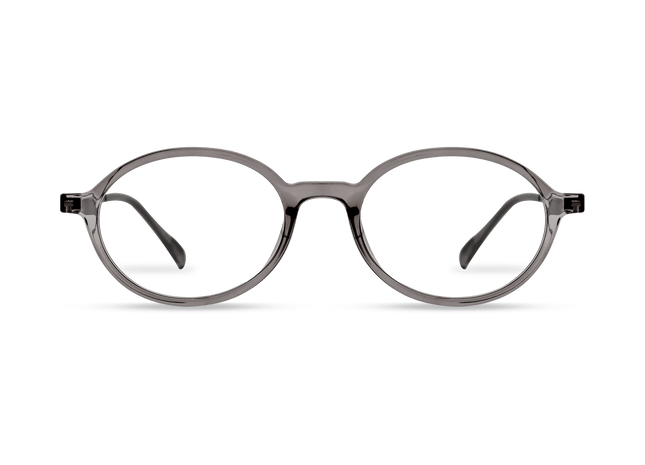 Eydology Kaleb Crystal Dark Grey Glasses 1