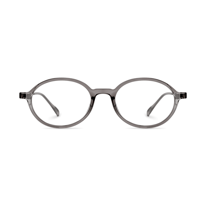 Eydology Kaleb Crystal Dark Grey Glasses 1