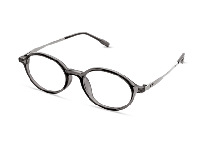 Eydology Kaleb Crystal Dark Grey Glasses 2
