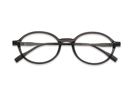 Eydology Kaleb Crystal Dark Grey Glasses 3