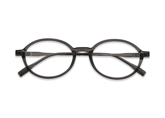 Eydology Kaleb Crystal Dark Grey Glasses 3