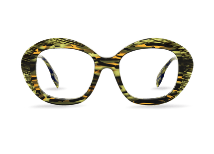 Eydology Kamdyn Olive Glasses 1