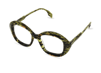 Eydology Kamdyn Olive Glasses 2