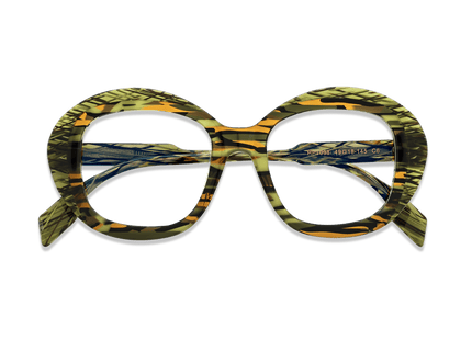 Eydology Kamdyn Olive Glasses 3