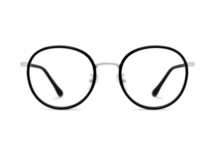 Eydology Kameron Black/Silver Glasses 2