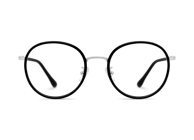 Eydology Kameron Black/Silver Glasses 2