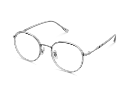 Eydology Kameron Crystal Grey/Chrome Glasses 3