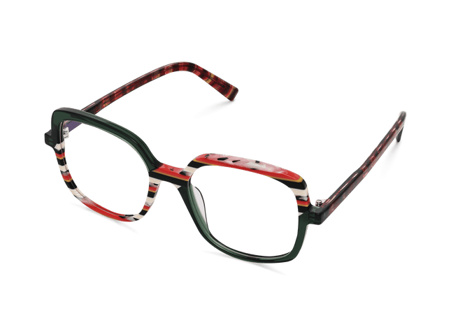 Eydology Kane Green Glasses 2