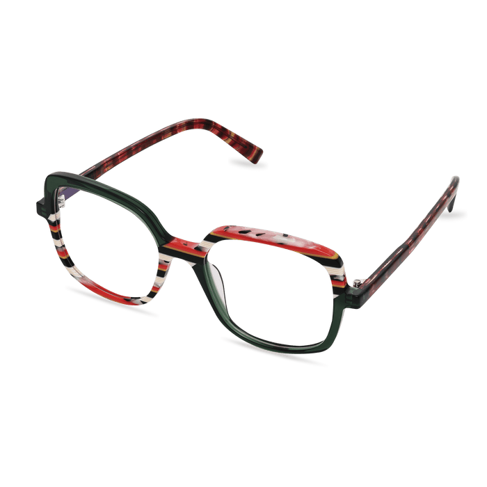 Eydology Kane Green Glasses 2