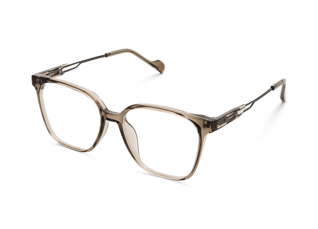 Eydology Karla Clear Brown/Gun Glasses 3