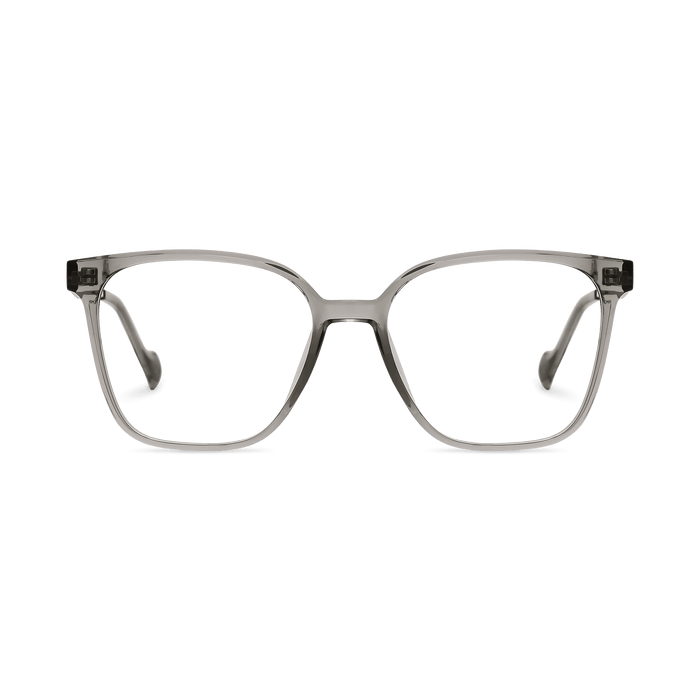 Eydology Karla Clear Dark Brown Grey/Light Gun Glasses 2