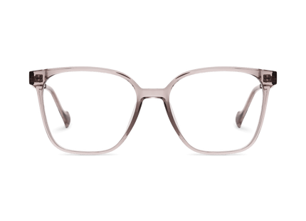 Eydology Karla Clear Light Grey Pink/Light Gold Glasses 2