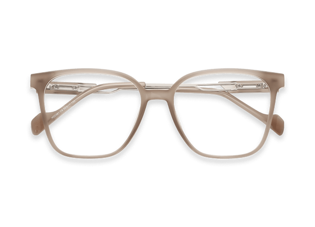 Eydology Karla Muddy Grey Brown/Silver Glasses 1