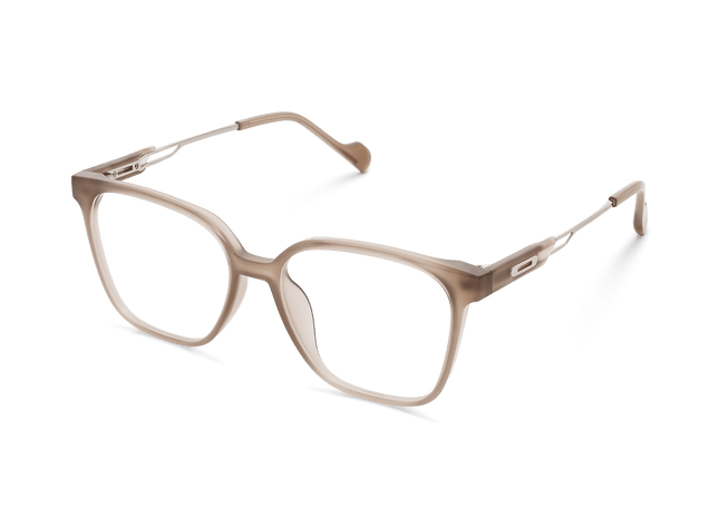 Eydology Karla Muddy Grey Brown/Silver Glasses 3