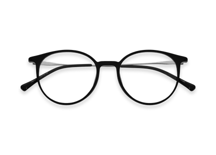 Eydology Kashton Black Demi/Silver Glasses 1