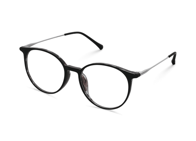 Eydology Kashton Black Demi/Silver Glasses 3