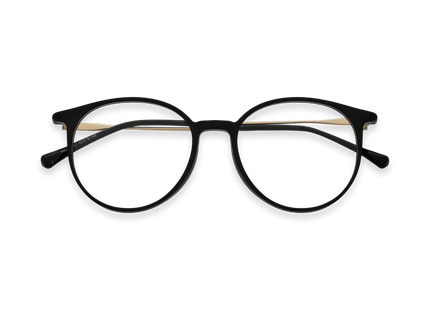 Eydology Kashton Black/Gold Glasses 1