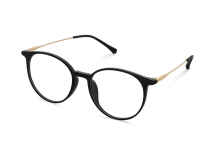 Eydology Kashton Black/Gold Glasses 3