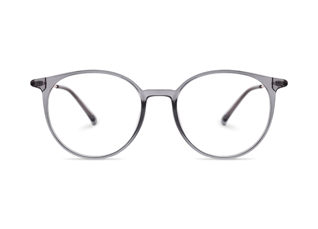 Eydology Kashton Clear Grey Purple/Rose Gold Glasses 2