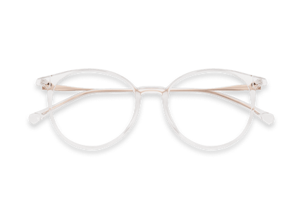 Eydology Kashton Clear White/Rose Gold Glasses 1