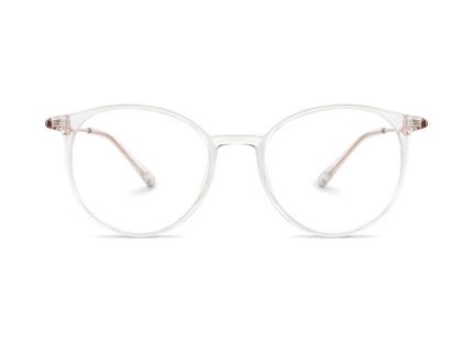 Eydology Kashton Clear White/Rose Gold Glasses 2