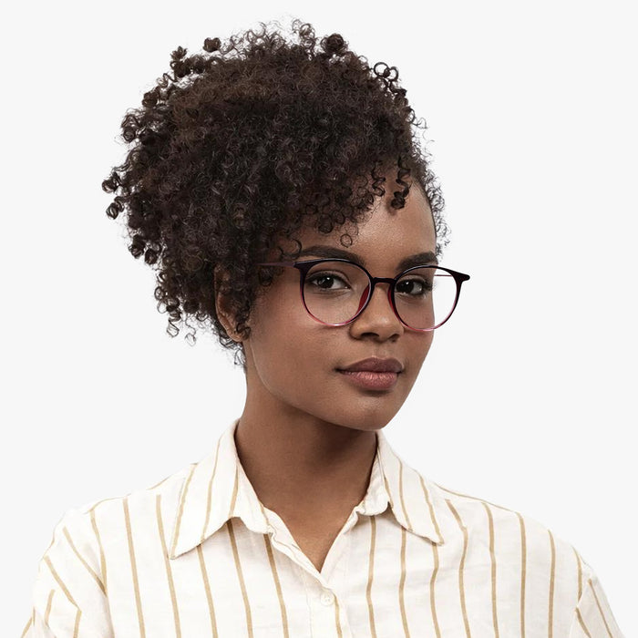 Eydology Kashton Gradient Purple/Silver Glasses 4