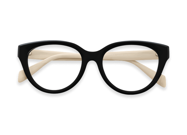 Eydology Kassidy Black w Beige Glasses 1