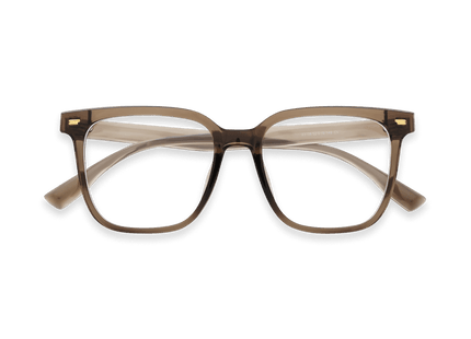 Eydology Kayson Crystal Brown Glasses 1