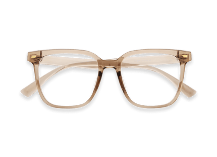 Eydology Kayson Crystal Light Brown Glasses 1