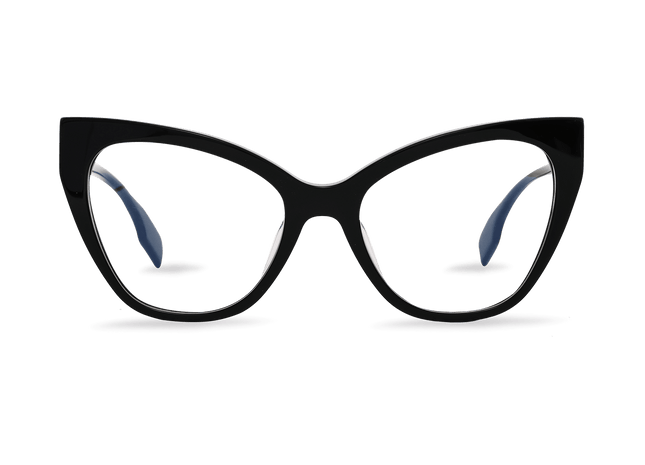 Eydology Kensley Black Glasses 1