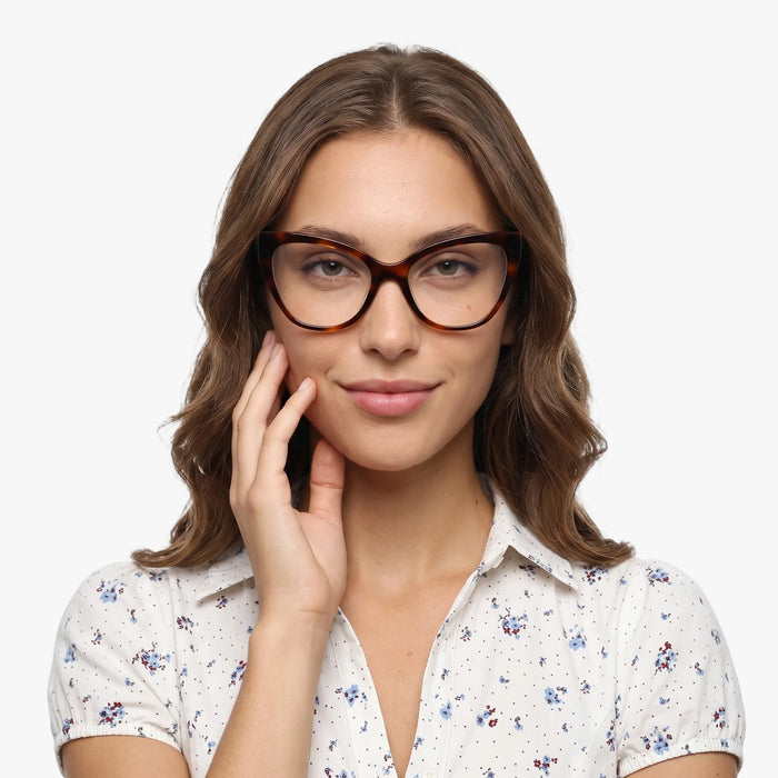 Eydology Kensley Dark Tortoise Glasses 3