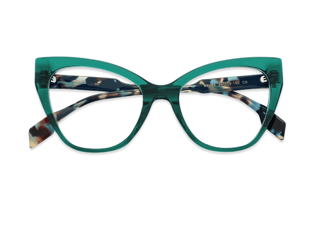 Eydology Kensley Green Glasses 3