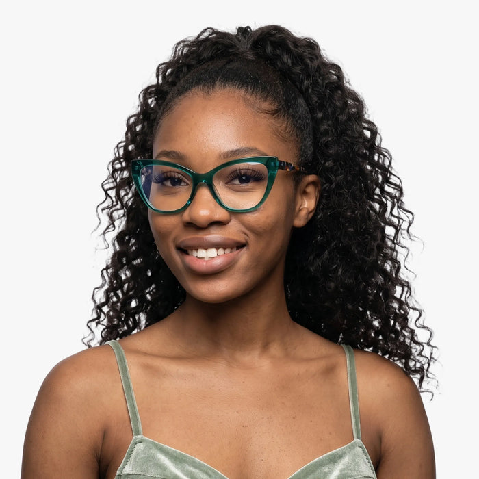 Eydology Kensley Green Glasses 4