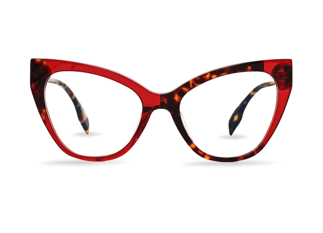 Eydology Kensley Red Glasses 1