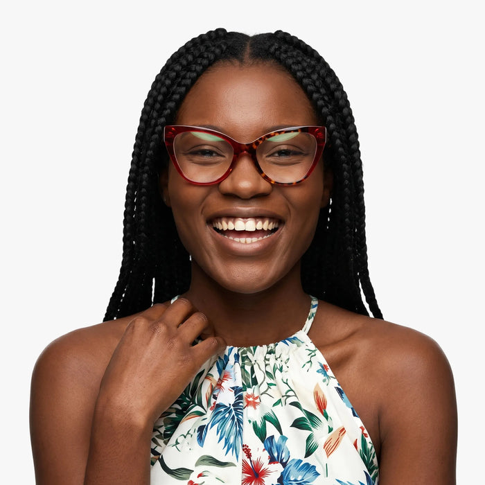 Eydology Kensley Red Glasses 3
