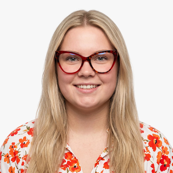 Eydology Kensley Red Glasses 4