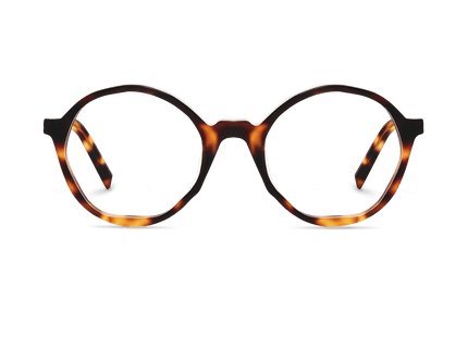 Eydology Khalid Amber Tortoise Glasses 1
