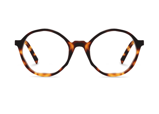 Eydology Khalid Amber Tortoise Glasses 1