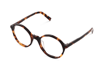 Eydology Khalid Amber Tortoise Glasses 2