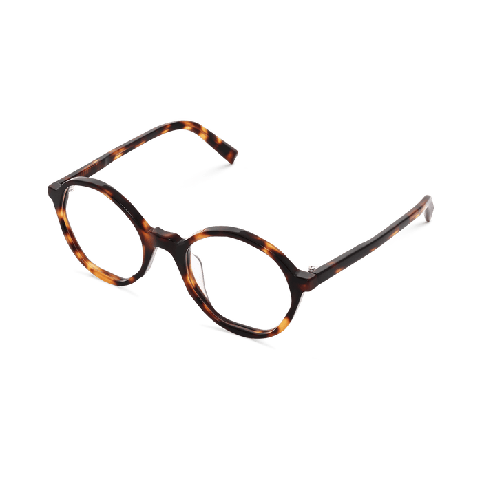 Eydology Khalid Amber Tortoise Glasses 2