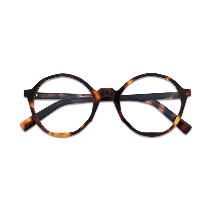 Eydology Khalid Amber Tortoise Glasses 3