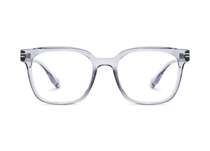 Eydology Knox Transparent Grey Glasses 2