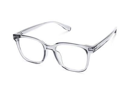Eydology Knox Transparent Grey Glasses 3