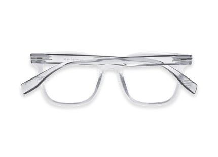 Eydology Knox Transparent Grey Glasses 4