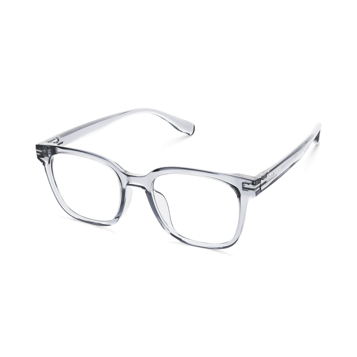 Eydology Knox Transparent Grey Glasses 5
