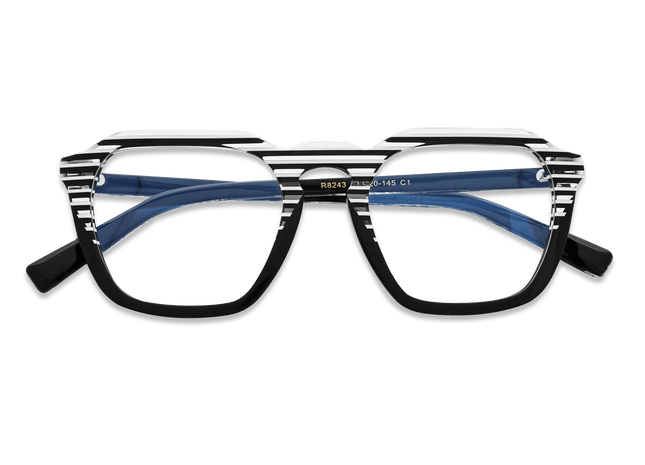 Eydology Korbin White Stripes Eyewear 3