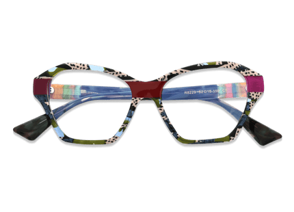 Eydology Kori Beige Stripes Glasses 3